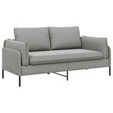 2-Seater Sofa 2-Seater Light Grey 188 x 81 x 89 cm Velvet 42048612