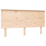 Bed Frame without Mattress King Size Solid Wood 3195226