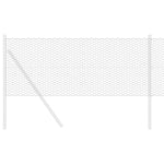 Hexagon Fence Grey 0.5 x 100 m Steel 42005594