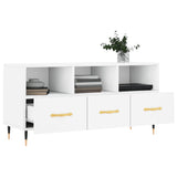 TV Cabinet White 102x36x50 cm Engineered Wood 829012
