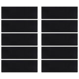 Stair Treads 10 pcs 25x75 cm Rubber 155641