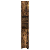 Bathroom Cabinet with Storage Smoked Oak 30 x 35 x 192 cm 883339