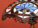 Stained Glass Table Lamp, Handcrafted Artisan Collectible, Suitable for Living Room and Bedside, T3398P341476