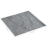 Self-adhesive Flooring Planks 5.11 m PVC Light Grey 146241
