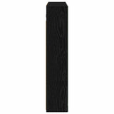 Bathroom Mirror Cabinet Black Oak 70 x 14.5 x 70 cm 889088