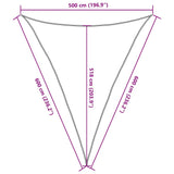 311483 Sunshade Sail 160 g/m Dark Green 5x6x6 m HDPE