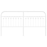 Metal Replace Headboard White 180 cm 376685