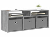 Lowboard with Drawer Grey Sonoma 72 x 22.5 x 38 cm 8000577