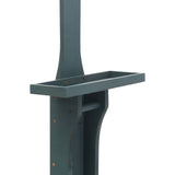 Garden Shower Anthracite Wood 48208