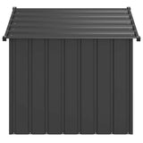 Dog House with Roof 131x101x102 cm Galvanised Steel 4100917