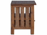 Bedside Table Brown 41 x 30 x 50 cm Solid Mahogany Wood 42012386