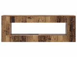 Console Table Striped Old Wood 155 x 29 x 74 cm Engineered Wood 899893