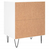 Bedside Cabinets 2 pcs White 40x30x50 cm Engineered Wood 826781