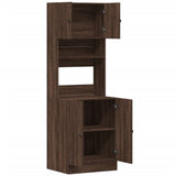 Kitchen Cabinet Brown Oak 60x50x180 cm Engineered Wood 3276643