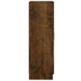 Shoe Cabinet Smoked Oak 55x35x108 cm Engineered Wood 342668