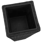 Garden Raised Beds 3 pcs Poly Rattan Black 40534