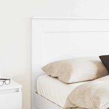 Headboard with Headboard White 160 cm Engineered Wood 887433