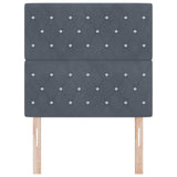 Headboard with Headboard Dark Grey 100 cm Faux Leather 3337753