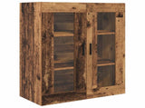 Highboard with Drawer 2 pcs Old Wood Engineered Wood 3415695