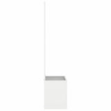 Garden Privacy Screen White 50 x 150 cm Cold-rolled steel 876428
