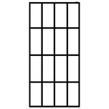 Walk-in Shower Screen Clear Tempered Glass 90x195 cm 145675