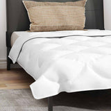 Duvet Set with Pillow 2 pcs White Microfibre 3376769
