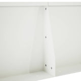 Retaining Wall 2 pcs 100 x 12 x 40 cm Steel White 8015144