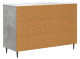 Sideboard Concrete Grey 89 x 34.5 x 82 cm Engineered Wood 894418