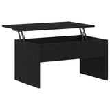 Coffee Table Black Oak 80 x 50.5 x 41.5 cm Engineered Wood 862766
