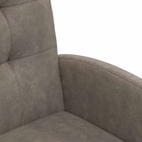 Dining Chairs with Wheels 2 pcs Grey 57 x 67 x 98 cm 42017894