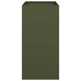 Planter Olive Green 40x80x80 cm Steel 860776