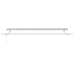 Retractable Awning Manual Cream and white 400 x 200 cm 3329783