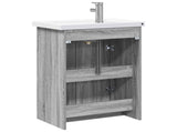 Bathroom Furniture Set Grey Sonoma 81 x 40 x 84.5 cm 3404287