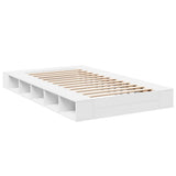 Bed Frame without Mattress White 135x190 cm Double 3280496