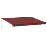Manual Retractable Awning Burgundy 500x350 cm 3215006