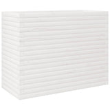 Garden Planter White 90x40x68.5 cm Solid Wood Pine 3282490