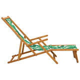 Folding Sun Lounger 3 Position Solid Eucalyptus Wood 42024923