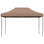 ZNTS Foldable Party Tent Pop-Up Brown 440x292x315 cm 4004964