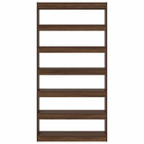 Book Cabinet Brown Engineered Wood 3333929