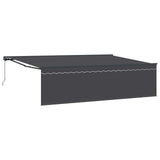 Retractable Awning Manual Anthracite 500 x 300 cm 3331217