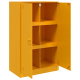 Sideboard Mustard Yellow 67x39x107 cm Steel 841664