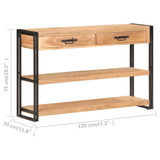Sideboard 120x30x75 cm Solid Acacia Wood 321803
