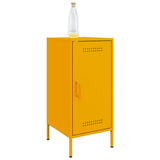 Sideboards 2 pcs Mustard Yellow 36x39x79 cm Steel 843019