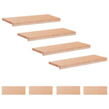 Stair Treads 8 pcs 70 x 25 x 2 cm Natural Solid Beech Wood 3446256