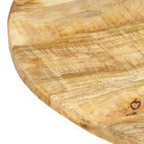 ZNTS Side Table 68x68x56 cm Solid Mango Wood 320659