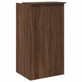 Reception Desk Brown Oak 55x50x103.5 cm Engineered Wood 859021