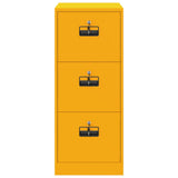 File Cabinet with Drawer Mustard Yellow 44 x 50 x 106.5 cm 891601