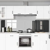 Kitchen Backsplash 2 pcs Dark Grey 120 x 60 cm Tempered Glass 3415511