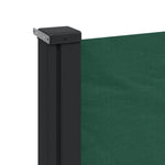 ZNTS Retractable Side Awning Dark Green 100x300 cm 4004275