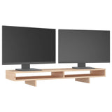 Monitor Stand 100x27x14 cm Solid Wood Pine 814004